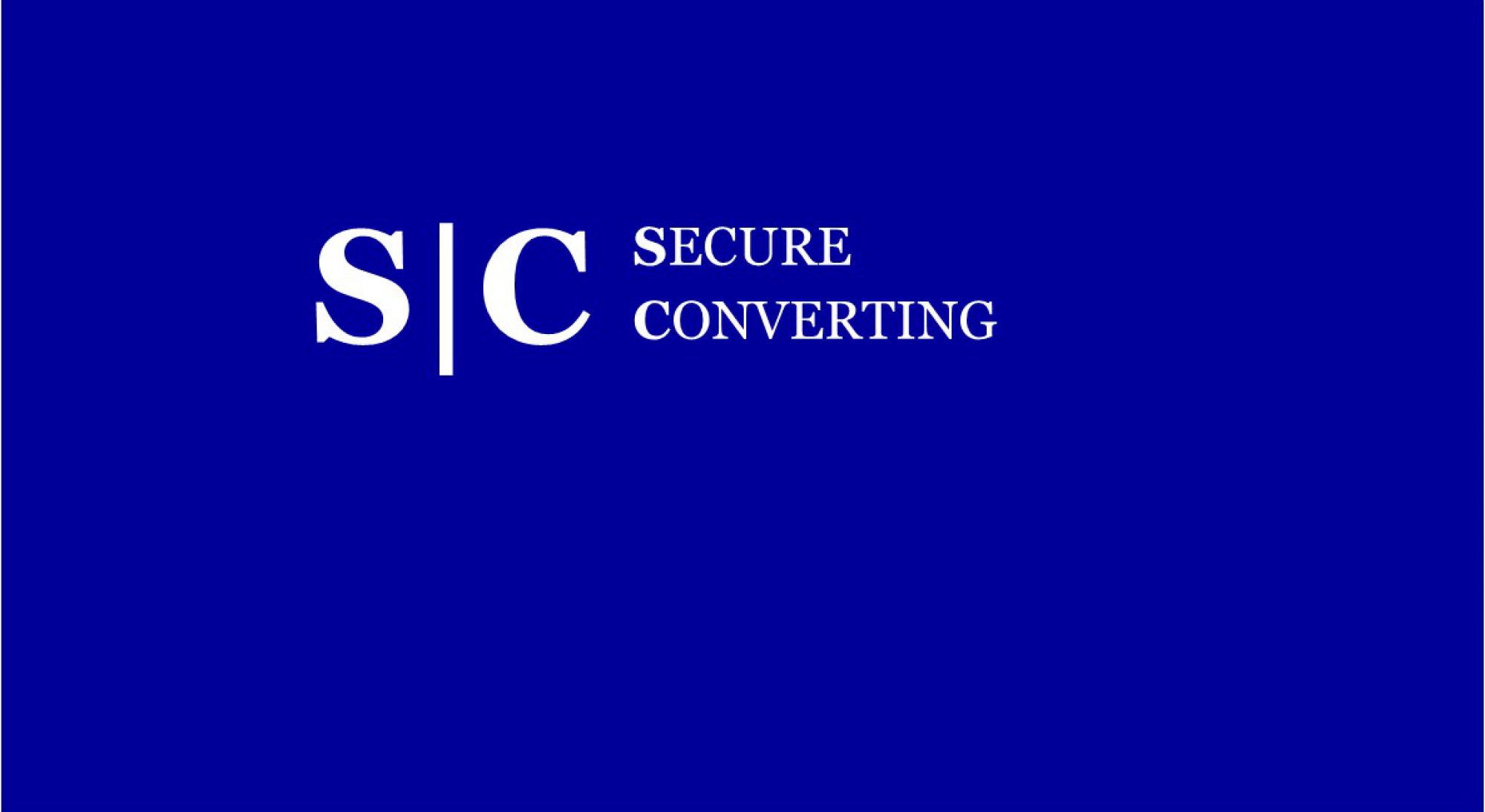SECURE CONVERTING GmbH